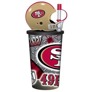 NFL San Francisco 49ers 32oz. Helmet Cup w/Straw